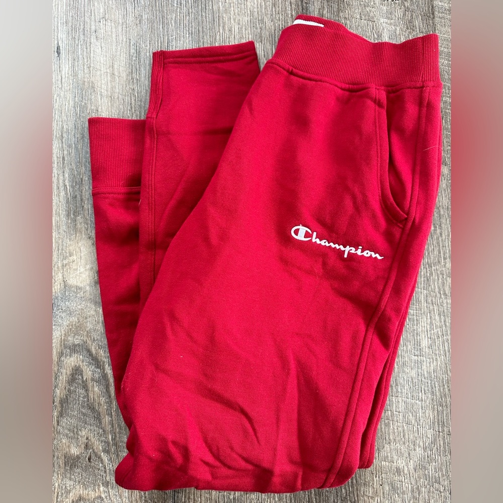 Champion Red Track Pants